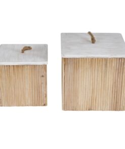 Caja decorativa de madera